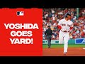 Masataka yoshida wraps one around peskys pole for his 7th homer of the season