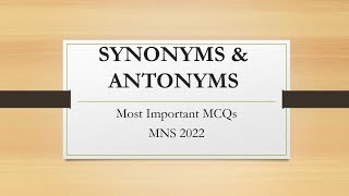 10 important Synonyms | Part 2 | by @mnsprep