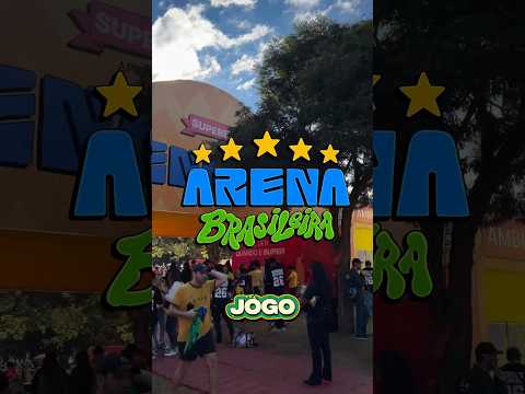 Arena Brasileira: Jogo do Brasil 🇧🇷(vlog) #shorts