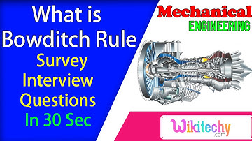 What is Bowditch rule | Survey Interview Questions | Civil engineering Interview Questions