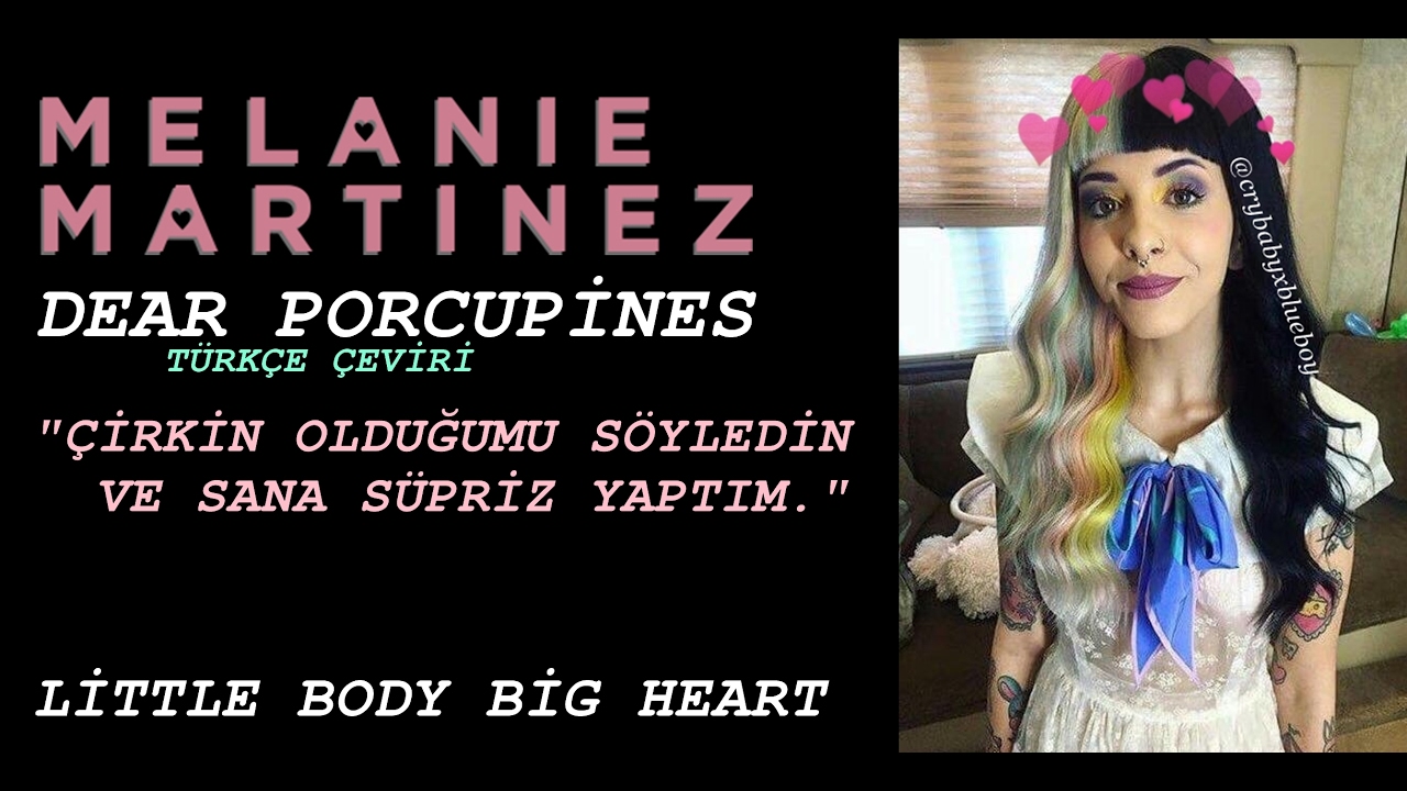Melanie MartinezDear Porcupines (Türkçe Çeviri ) YouTube