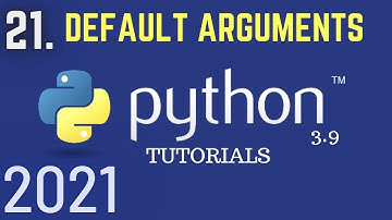 Python 3.9 Tutorials: Default Arguments | Functions in python|Python For Beginners |Python Tutorial
