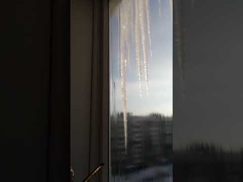 #shorts Гигантская Сосулька! С Добрым утром!