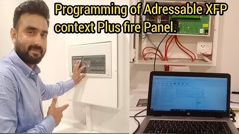 How to Program XFP C Tech Adressable Fire alarm panel | Software XFP context plus