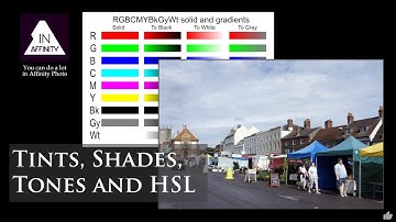 Tints, Shades, Tones and HSL in Affinity Photo