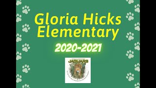 Gloria Hicks Elementary Kindergarten Meet the Teacher Video 2020-2021