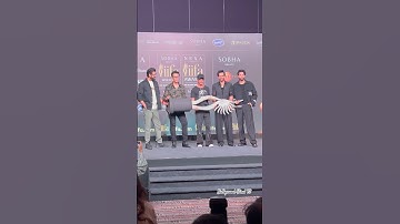 #shahrukh_khan & #siddhantchaturvedi With #abhishekbanerjee At #iifaawards press Conference #short
