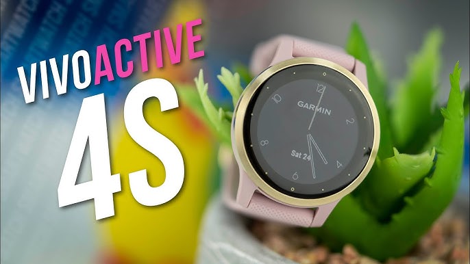 Garmin Vivoactive 4S White/Rose Gold Unboxing HD (010-02172-24