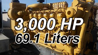 The 3,000 Horsepower Cat 3500. Bigger, Badder and Heavier than the C15, ISX or DD15. 3516.