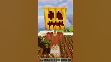 Minecraft Quick Scarecrow Build Hack.