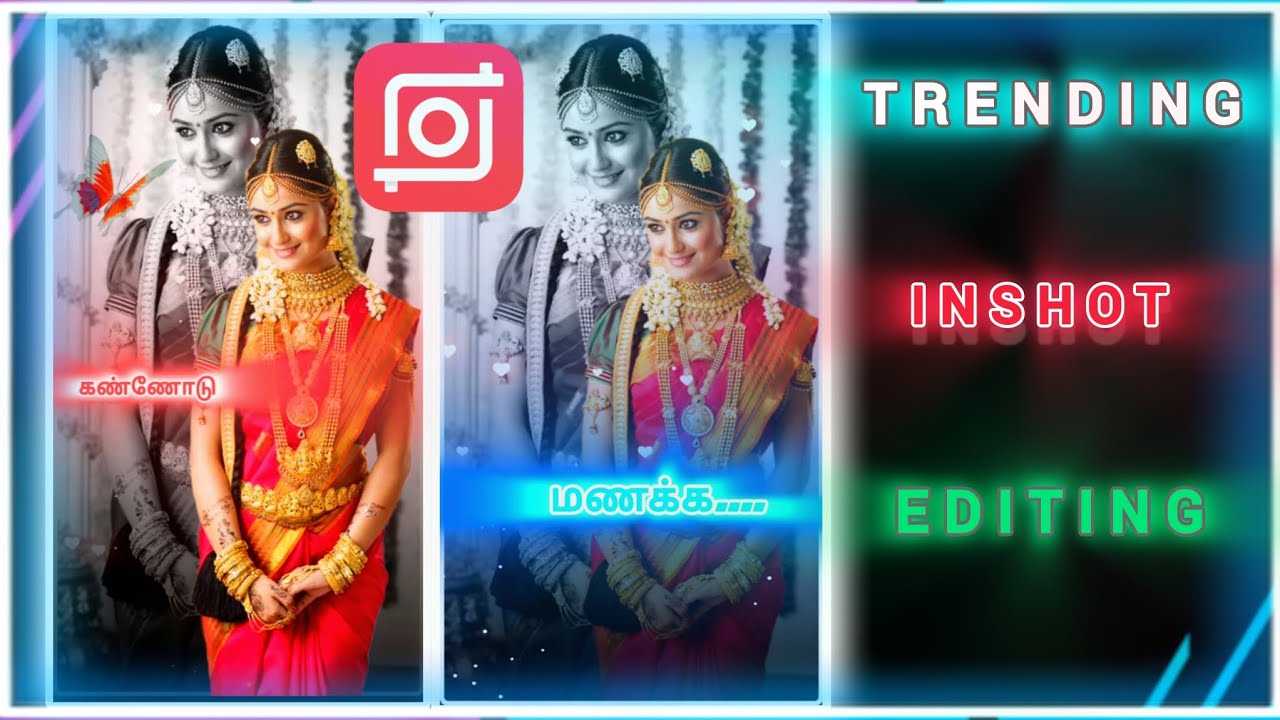 InShot Double Effect 💖 Lyrics Video Editing in Tamil InShot Video