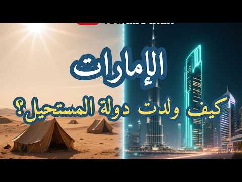 كيف تحولت الإمارات من صحراء قاحلة إلى دولة تنافس العالم القصة الكاملة