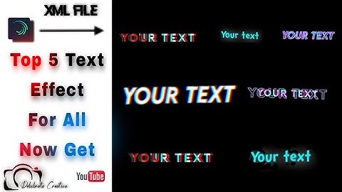 Top 5 Alight Motion Text Effect Xml | Alight Motion Text Animation Tutorial | Text Effect Xml File