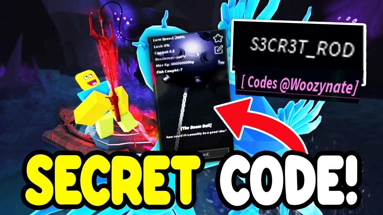 Secret Code Fish FISCH SECRET LUMINESCENT CAVERN Code Gives SECRET ROD!? Roblox - YouTube