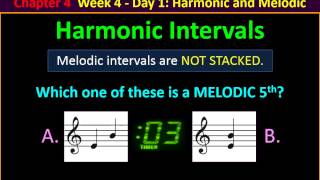 Video thumbnail of "HARMONIC INTERVALS"