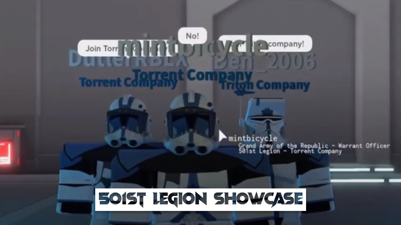 501st Legion Showcase Vikinglaws Gar Roblox Youtube - roblox 501st