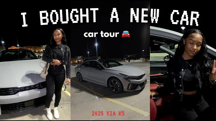 i bought my DREAM car! 2025 Kia K5 GT-Line Car Tour 🚗✨