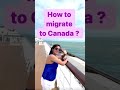 How to migrate to Canada ?