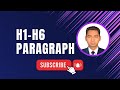 Html Heading paragraph  HTML5 Tutorial For Beginners part 03