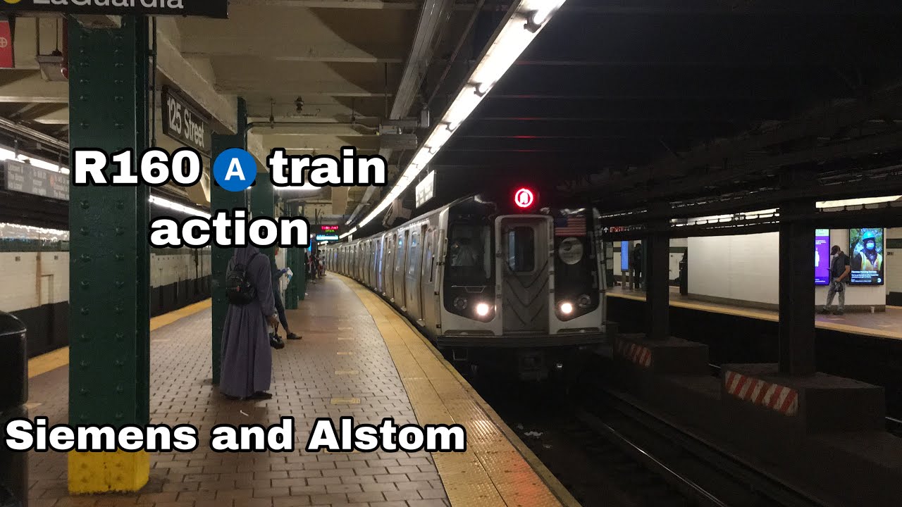 ᴴᴰ ⁶⁰ R160 A train action - YouTube
