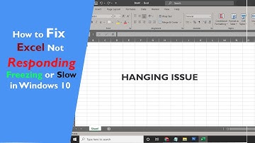 how to Fix Excel Not Responding/ Freezing or Slow / hang issues in Windows 10
