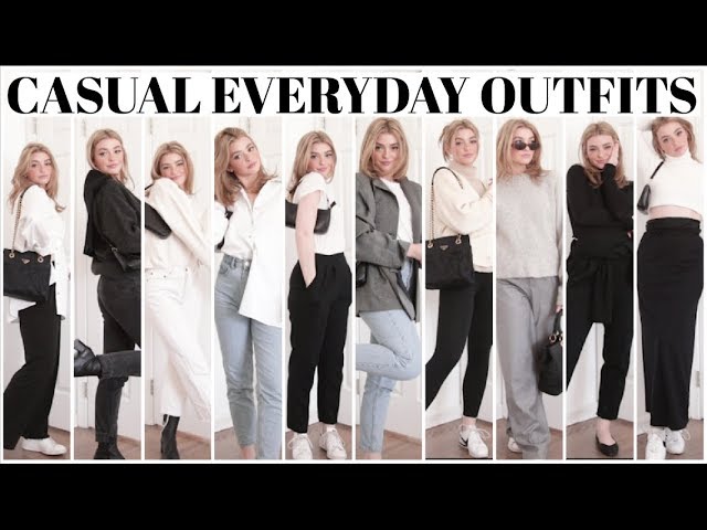 How To Style with Basics! Everyday Casual looks 