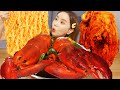 [Mukbang ASMR] 든든한 🦞 랍스터 라면 + 포기김치 + 소세지 먹방 Lobster Ramyun Kimchi Sausage Eatingshow Ssoyoung