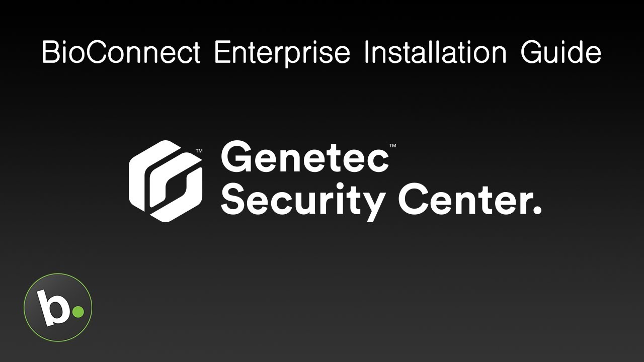 How To Install Bioconnect Enterprise With Genetec Security Center