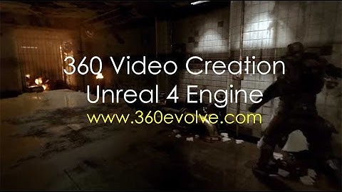 Unreal Engine 4 - Matinee Fight Scene - 360 Video