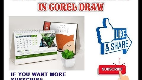 HOW TO MAKE PRINTABLE CALENDAR |  FOR NEW YEAR 2020 |  IN CorelDraw X4
