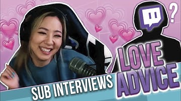 TWITCH CHAT LOVE ADVICE!! | SUB INTERVIEWS FT COBES
