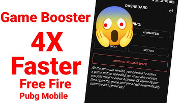 how to use game booster 4x faster  | best game booster for android