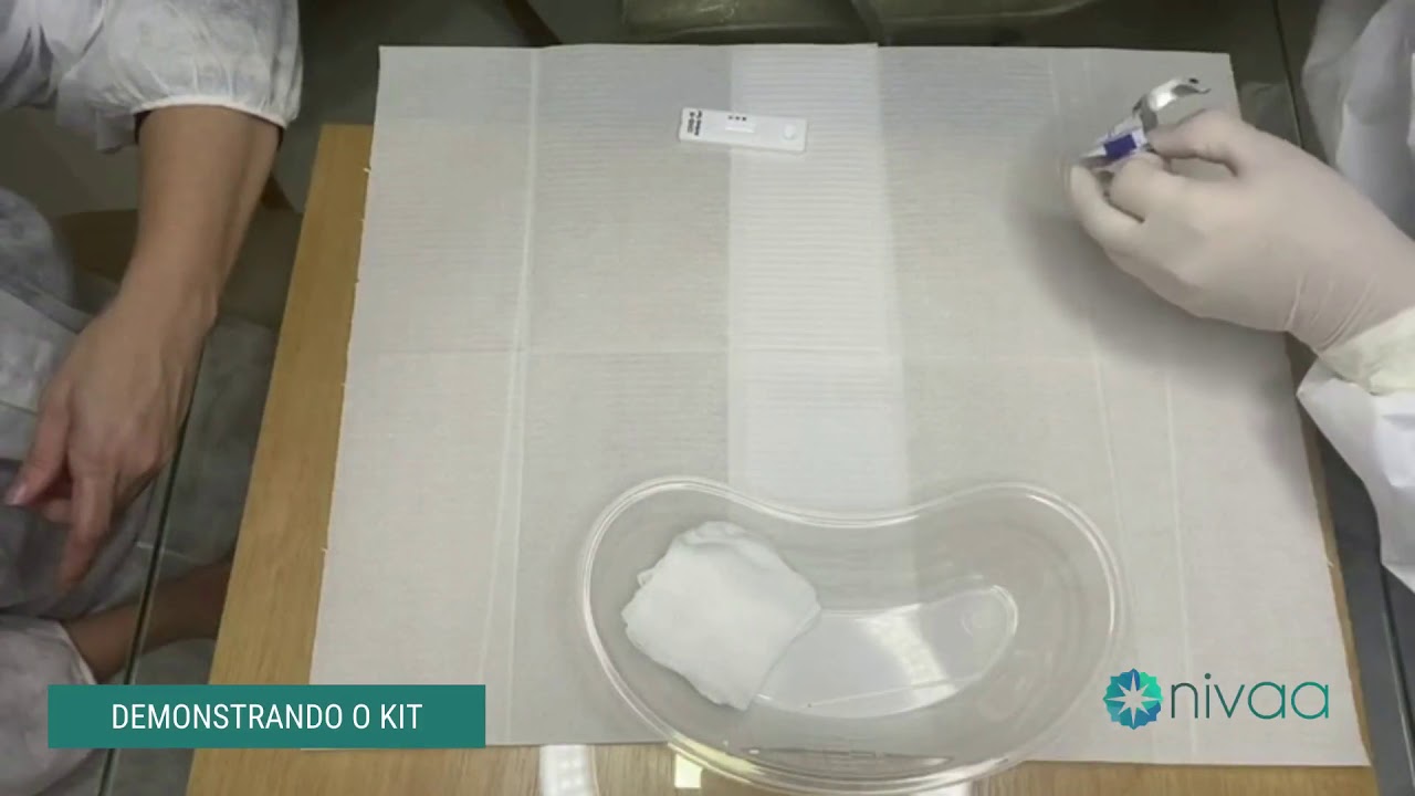 Demonstrando o kit de test rápido coronavírus - covid19 - YouTube