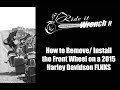 How to Remove and Install the Front Wheel on a 2015 Harley Street Glide