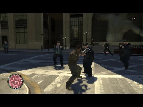 GTA 4 - No Weapon Rampage (Bat Only) + Six Star Escape - GTA 4 - No Weapon Rampage (Bat Only) + Six Star Escape