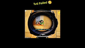 1v4 Failed 😭#trending #shortsfeed #virakshorts #bgmi #1v4clutch #1v4failed#pubg