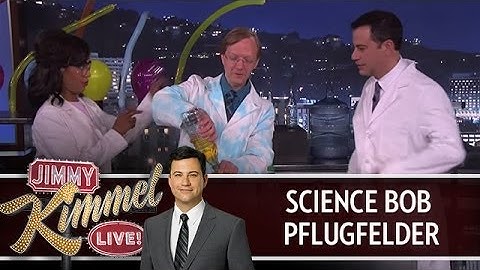 Science Bob Pflugfelder on Jimmy Kimmel Live PART 2