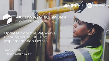 Audio Description - Updates from the Pathways Clearinghouse: Using Implementation Details