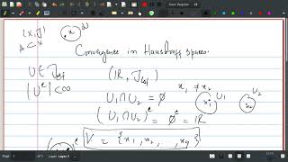 Lec 12. Convergence in Hausdorff spaces