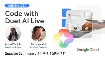 Code with Duet AI Live Session #2