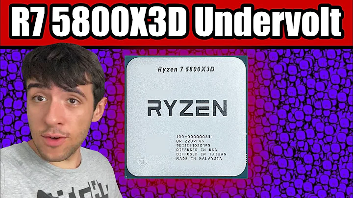 教你如何降温降噪 Ryzen 7 5800X3D，提升FPS！