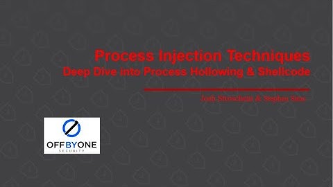 Process Injection Techniques: Deep Dive into Process Hollowing & Shellcode