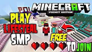 PLAY MINECRAFT PUBLIC SMP | JAVA/PE Lifesteal SMP FOR 1.20]| ALWAYS ONLINE BEST SMP | 🔥