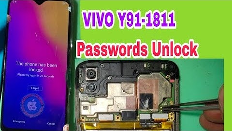 VIVO Y91_1811 UNLOCK PASSWORD BY MRT DONGLE 100%