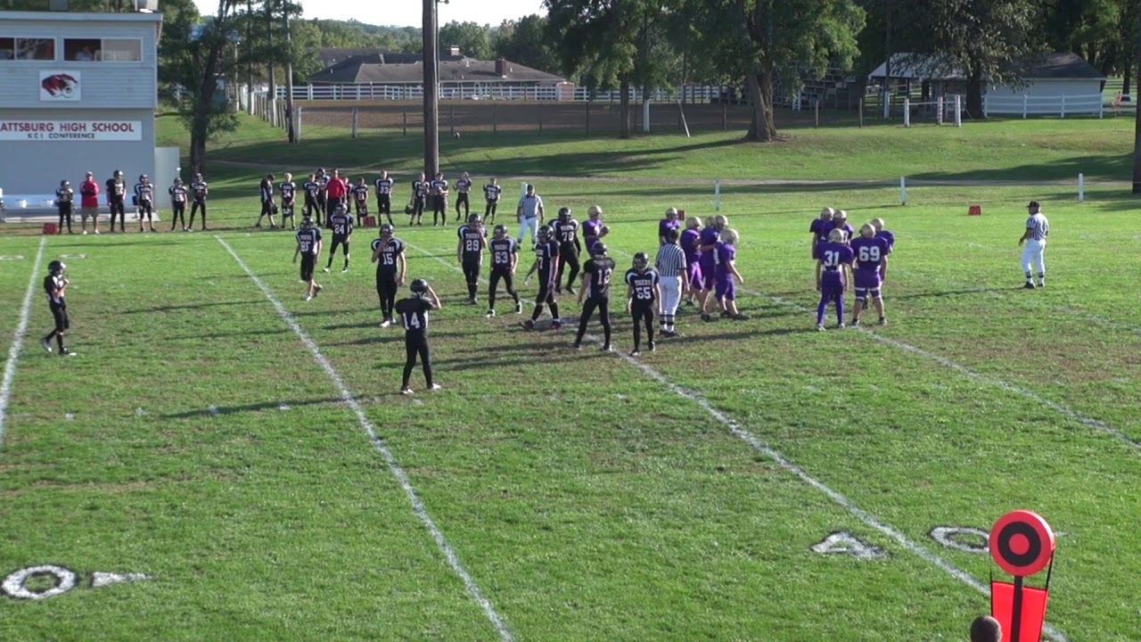 Plattsburg Junior High Football vs North Platte 2011 YouTube