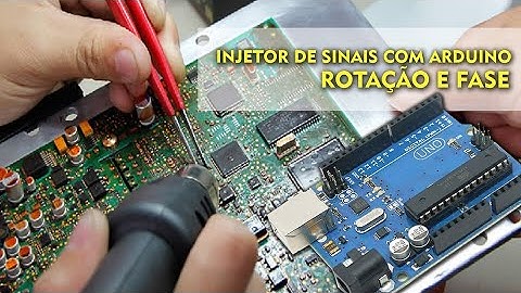 Sinais de Rotação e Fase Sincronizado com Arduino
