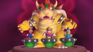 Mario Party 9 - Solo Mode - Bob-omb Factory - Mario vs Wario and Magikoopa Battle Bowser