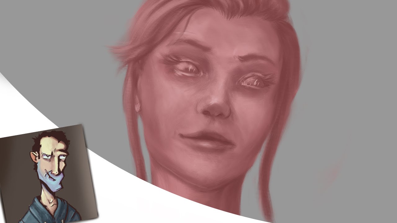 Krita Bristle Brush Challenge - DigitalDrawingStruggle