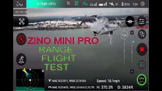 Hubsan Zino Mini Pro Harbor (range) Flight