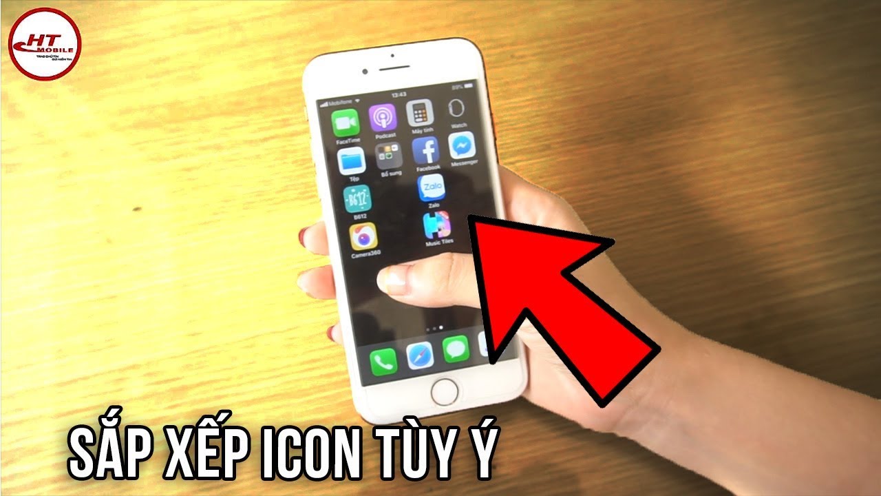 Sắp xếp icon trên iPhone của bạn theo ý muốn - youtube